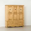Armoire en pin massif 3 portes 5 tiroirs