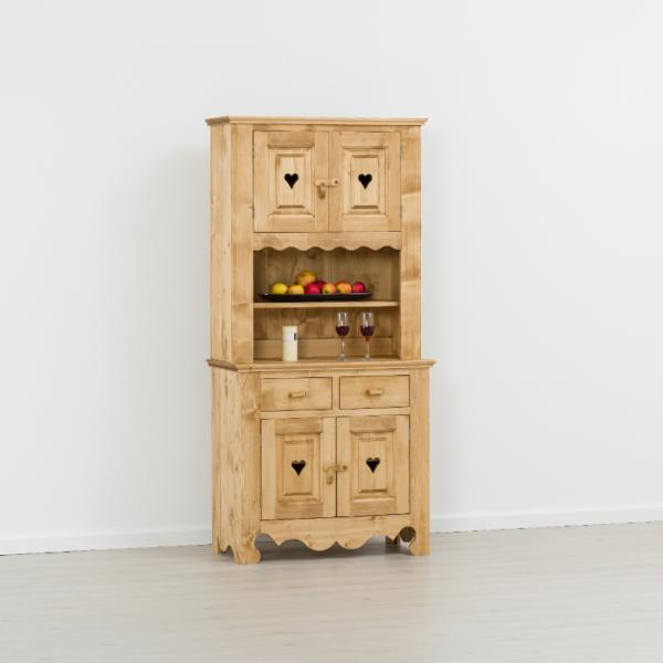 Vaisselier 2 portes + 2 portes 2 tiroirs