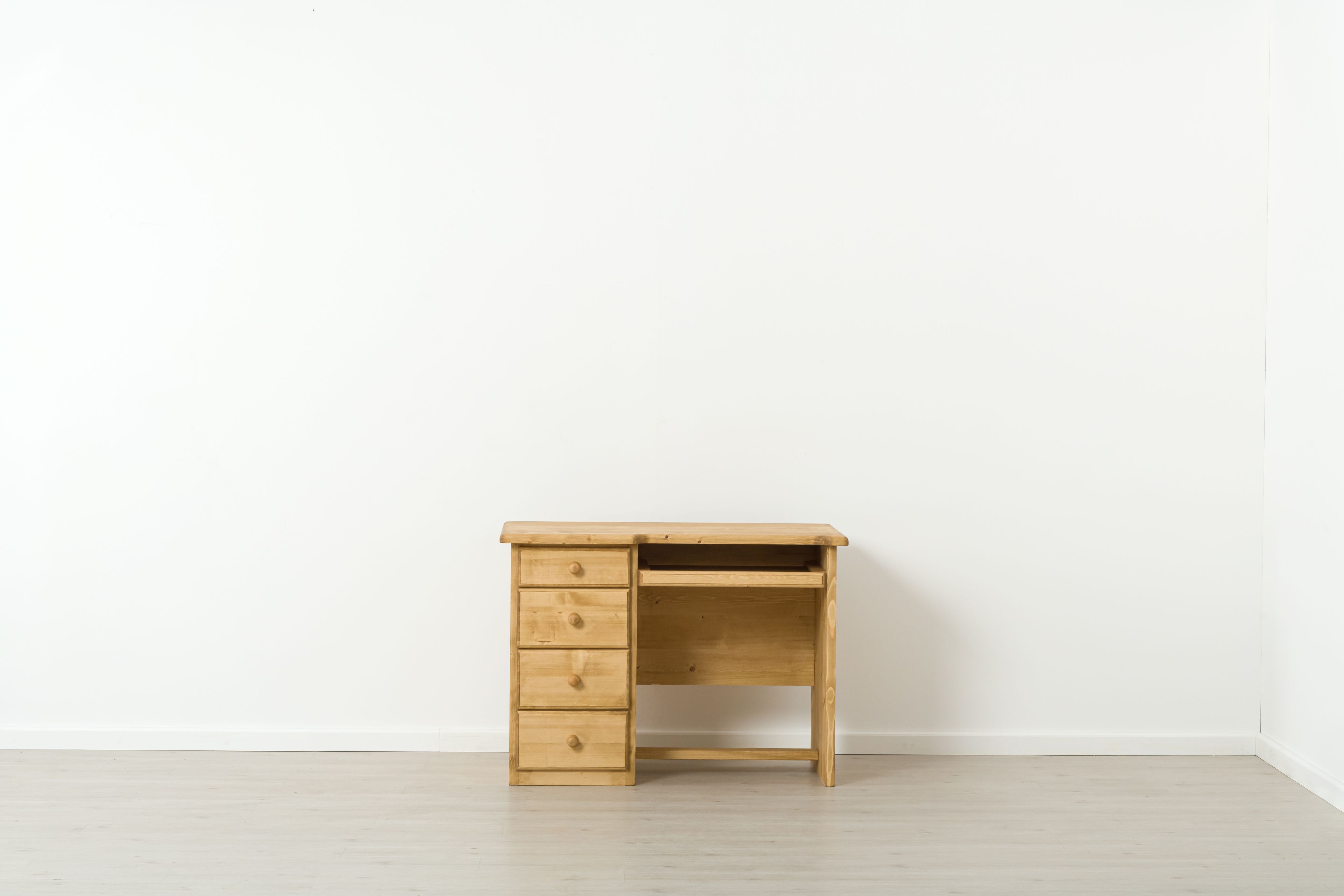 Bureau 4 tiroirs plateau coulissant