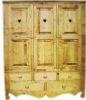 Armoire 3 Portes 5 Tiroirs